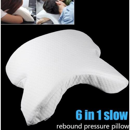 Slow Rebound Pressure Pillow Soft Memory Foam Slow Rebound Sleep Pillow Anti-Hand Paralysis For Neck Head Relax Protection