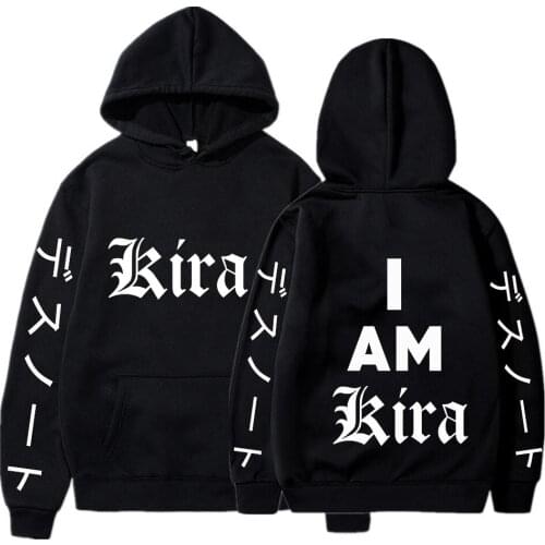 Death Note Casual Women Hoodies Sweatshirts Long Sleeve Pullovers Loose Hooded 2021 Autumn Winter Female Pocket Hooded