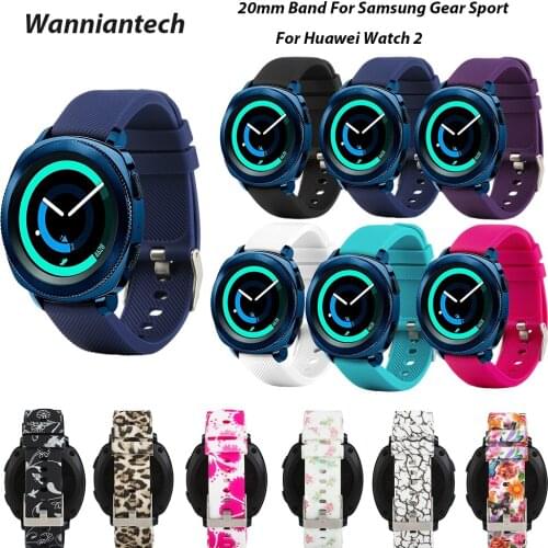 20mm Strap For Samsung Galaxy Watch Active/Samsung Gear Sport Smart Watch for Garmi Vivoactive 3/Huawei Watch 2 Band Accessory