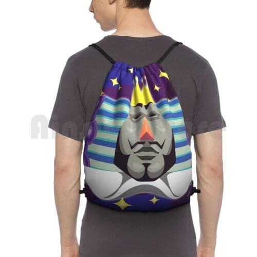King Katamari Backpack Drawstring Bag Riding Climbing Gym Bag Katamari King Videogames Xbox Game Gaming