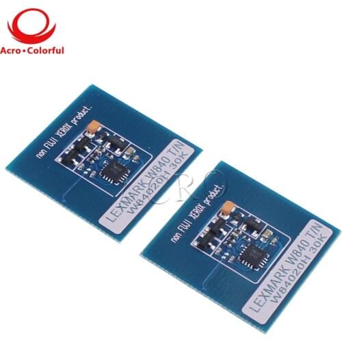 Compatible for Lexmark W840 reset toner cartridge chip used in laser printer or copier