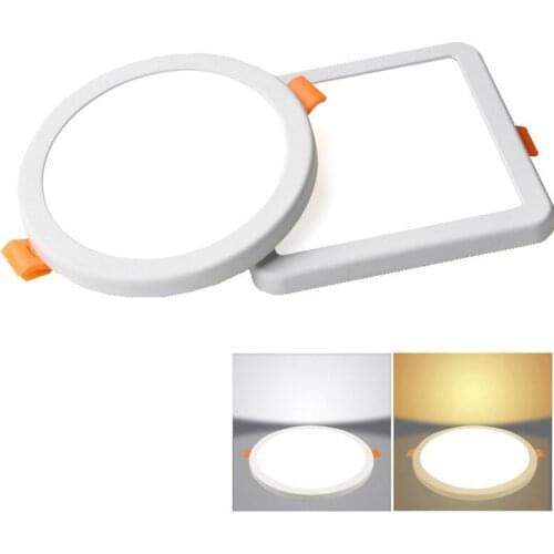 LED Panel Lights Ultrathin Surface Downlight 6W 8W 15W 20W 110-220V Square Round Panel Light White/Warm Indoor Bedroom LED Light