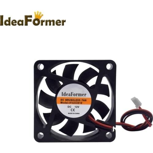 1PC 3D Printer Cooling fan 2510 3010 4010 5010 6015 mm With 2Pin Dupont Wire Cooler Multiple options DC 5 12 24V Cooling Fan
