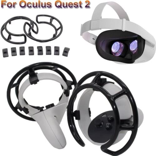Touch Controller Protective Cages for Oculus Quest 2 Anti-collision Ring Controller Guard Clip for Oculus Quest 2 Accessories