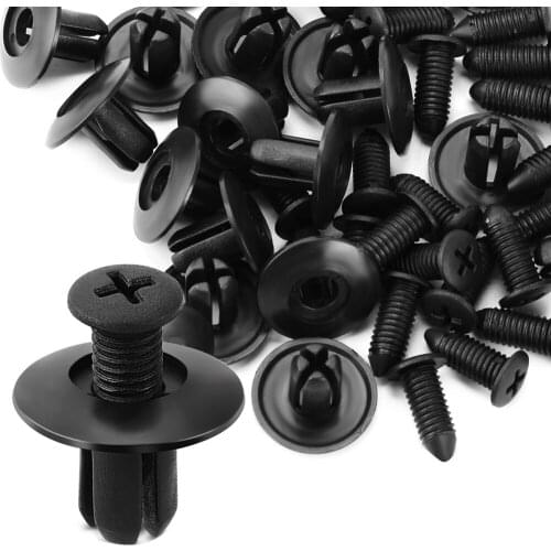 10pcs Auto Fastener Clip Car Retainer Pin Rivet 8mm Hole for volvo v40 v60 v90 s40 s60 xc60 for Alfa Romeo 159 147 156 Giulietta