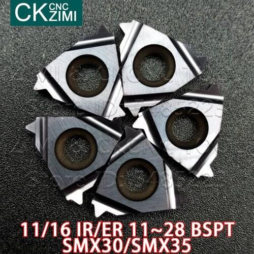 11IR 16IR 16ER 11BSPT 14BSPT 19BSPT 28BSPT SMX35 internal external thread turning Lathe Cutter Tools CNC Carbide arbide Inserts