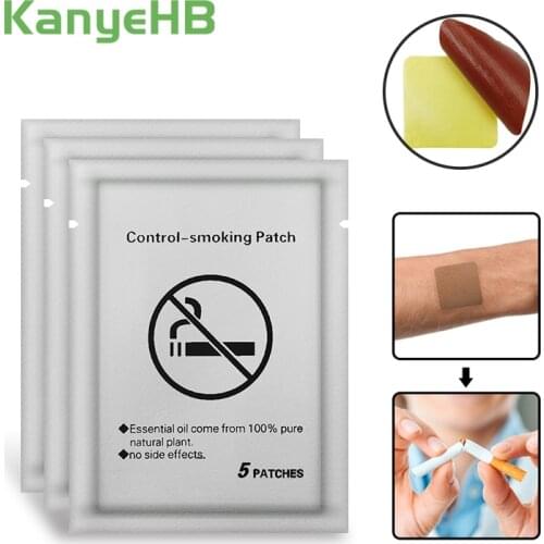15pcs/3bags Anti-smoke Stop Smoking Patch Quit Smoking Balm Patch Not Cigarettes Smoking Cessation Plaster Smoker Health Therapy