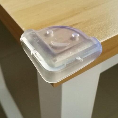 4pcs/lot Baby Safety Corner Protector L Right Angle Protection Baby Safe Corner Desk Cushion Plastic Table Edging Cover Guards