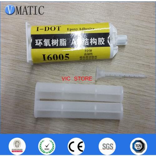 Free Shipping 2019 Epoxy Ab Glue,Epoxy Steel Adhesive,Quick Ab Adhesive With Glue Cartridge And Pp Push Rod And Static Mixer