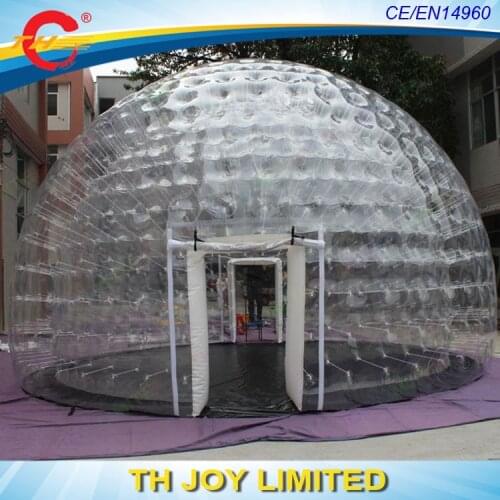 Free shipping!outdoor igloo inflatable transparent clear bubble tent,inflatable geodesic domes,inflatable clear bubble dome tent