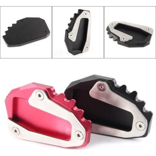Motorcycle Side Kickstand Enlarger Stand Extension Plate Pad For Ducati Monster 696 & 796 & 797 & 821 1200 1200S 2008-2017