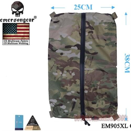EmersonGear EDC Mesh Zippered Bag Tactics Pouch EDC MOLLE Tool Bag Zippered Closure Webbing Hunting Accessories