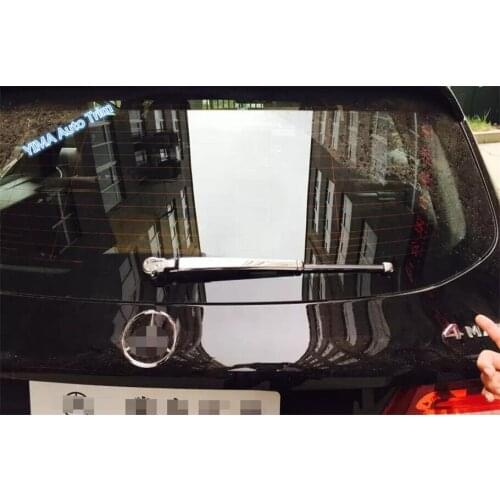 Lapetus Chrome Rear Window Wiper Plate Cover Trim A Set Exterior Kit Fit For Mercedes-Benz GLC X253 glc300 2016 - 2019 ABS