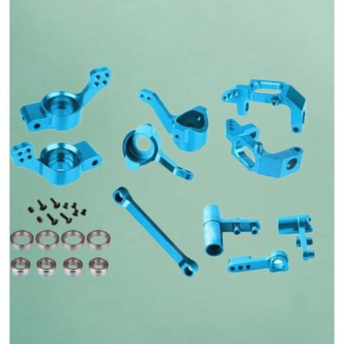 Aluminum Alloy Steering Combination Upgrade Kit for HSP 94123 94111 94188, including Screws