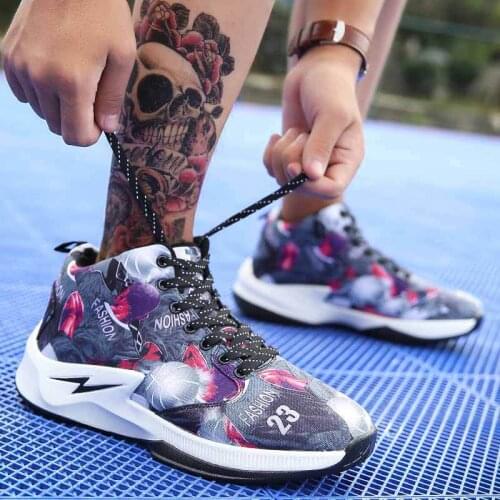 Winter High Top Sneakers High Quality Basketball Shoes Mandarin Duck Designers Men Outdoor Couples Fitness Shoes Anti-Slip