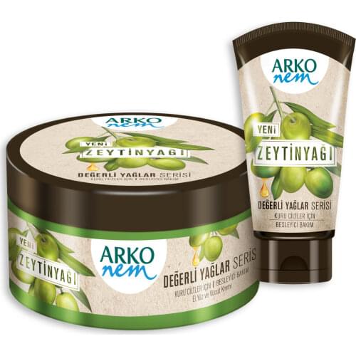 Arko Moisture Valuable Oils Olive Oil Moisturizing Cream 250+60Ml