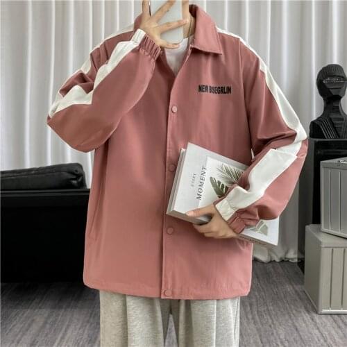 2021 Autumn New Arrival High Quality Harajuku Hip Hop Casual Men Loose Street Shirts Coat Japanese Street Tide Boy Shirts Jacket