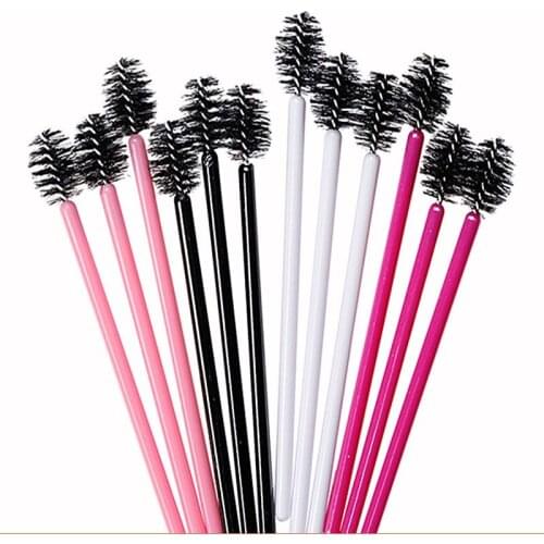 50pcs/pack Disposable Grafting Eyelash Brush Mascara Wands Eye Lashes Extension Individual Applicator Women Makeup Beauty Tools