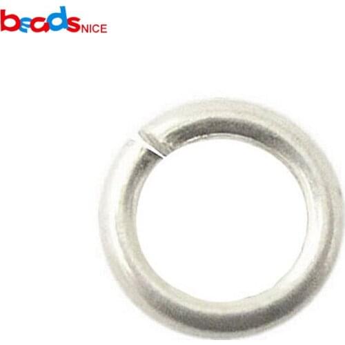 Beadsnice 925 Sterling Silver Jump Rings Single Loops Open Jump Rings & Split Rings For Jewelry Finding DIY ID25629
