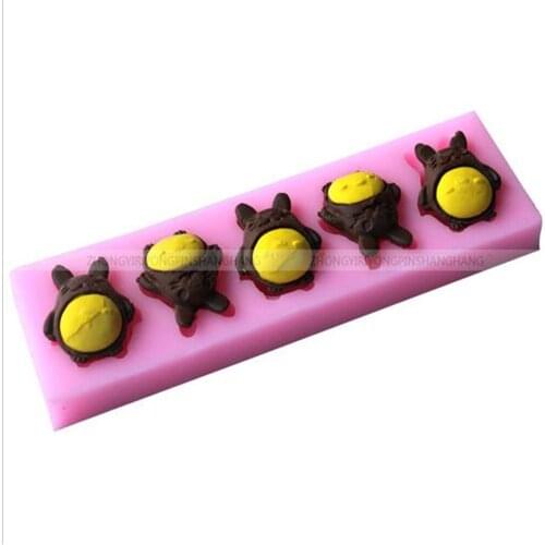 Cartoon Cat Fondant Cake Silicone Mold Baking Cupcake Decorating Tools Biscuits Chocolate Candy Molds DIY Clay Soap Candle Mould