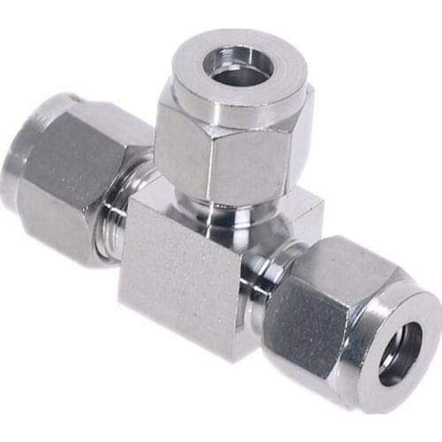 304 stainless steel Card sleeve joint regular tee equal diameter T tee instrument pipe valve connection