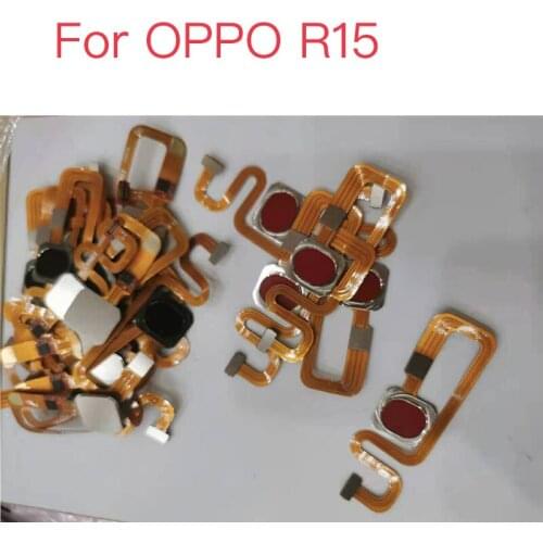 10PCS NEW Home Finger Reader Fingerprint Reader Touch ID Sensor Return Key Home Button Flex Cable For Oppo R15