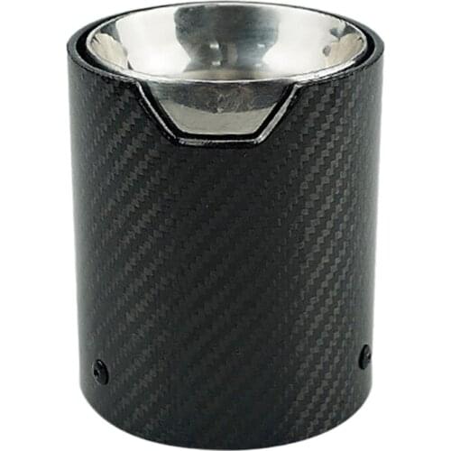 Gas Outlet 80mm Real Carbon Fiber Exhaust Tips Muffler Pipe for M2 F87 M3 F80 M4 F82 F83 M5 F10 M6 F12 F13