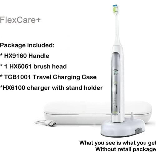 Philips Sonicare Flexcare PLATINUM Electric Toothbrush HX9160 Rechargerable Travel Charger w/o Retail box