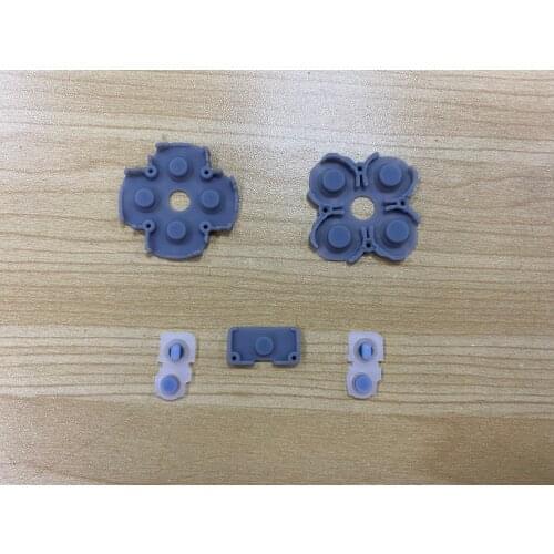 10sets 5 In 1 Complete Conductive Rubber Pads Set for PS5 DualShock 5 Controller Silicone D-Pad Button
