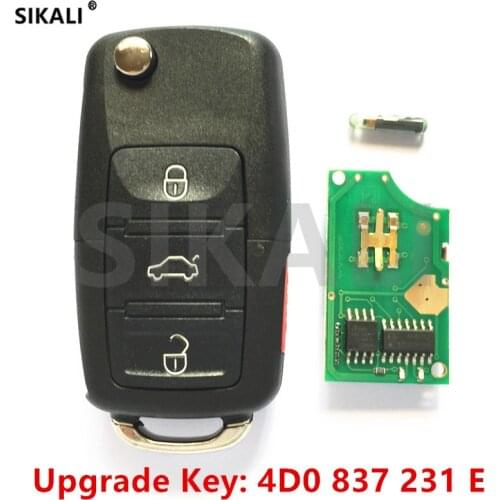 SIKALI 231E Car Remote Key 315MHz for AUDI A4 S4 A6 A8 TT Allroad Cabriolet 4D0837231E 4D0 837 231 E 1997 - 2005