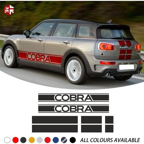 Car Hood Bonnet Roof Rear Trunk Engine Cover Side Stripe Sticker Body Decal For MINI Cooper S Clubman F54 JCW One Accessories