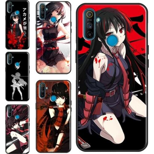 Anime Akame Ga Kill For OnePlus 9 8 Pro 7 Nord 9R 8T Case Cover For Realme 8 Pro 7 6 Q3 C3 C11 C15 C21 GT Neo