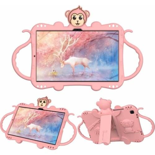 Kids Safe Tablet Case for Samsung Galaxy Tab A7 10.4 Inch 2020 T500 T505 Non-toxic Silicone Shockproof Stand Cover