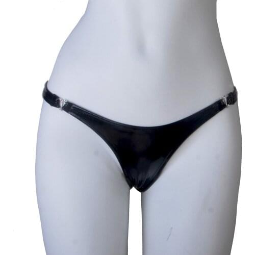Wet Look Shiny Faux PU Leather PVC Tanga Sexy Panties Underwear Thongs And G Strings Bragas Mujer Briefs Calcinha Lingerie Thong