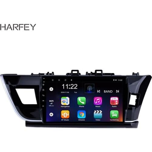 Harfey Android 10.0 car multimedia player 10.1" CAR Radio GPS For 2014 Toyota Corolla RHD Bluetooth Support SWC 3G WiFi Carplay