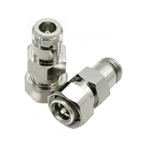 5pcs N To 4.3/10 Connector （Mini DIN） 4.3-10 Male to N Female jack RF Coaxial Adapters