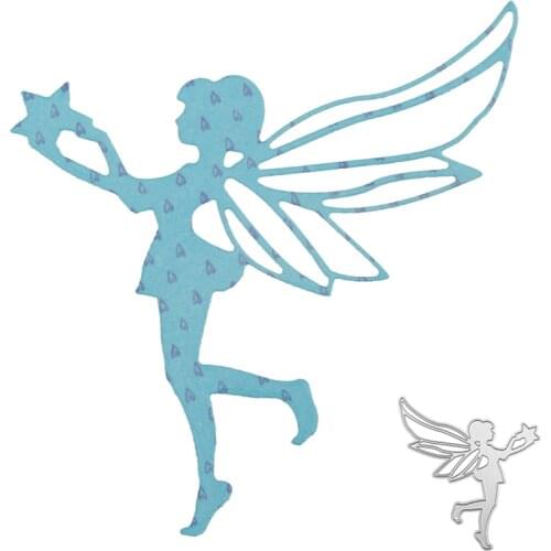 Elf holding stars Metal Cutting Die For DIY Embossing Paper Photo Album Gift Cards Making Scrapbooking Craft New Dies