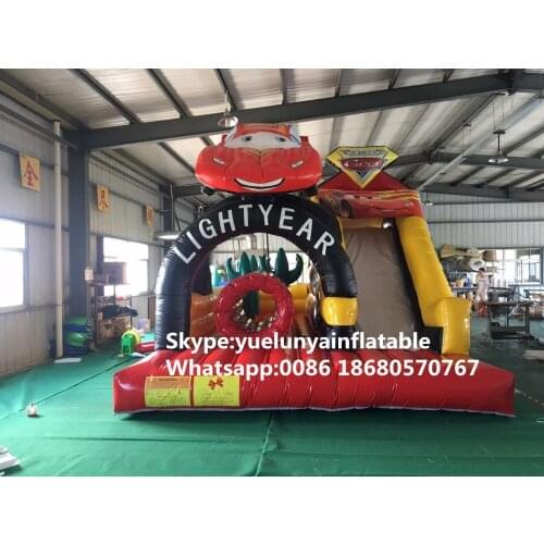 2016 new Factory direct Inflatable slide,Car slide, slide Castle barrier KY-110