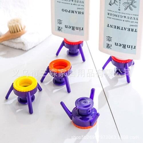 Flip Toss It Bottle Cap Stand Easy Pour Out Liquid Bottle Kit for Kichen Spice Bottle Bathroom Shampoo Holder Tools