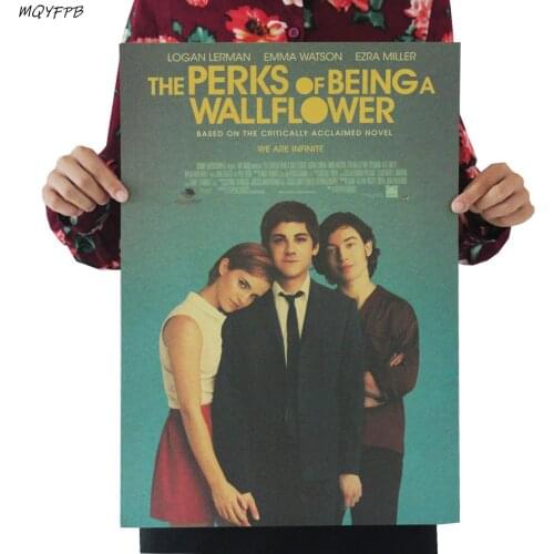 Movie The Perks of Being a Wallflower Kraft Paper Poster Home Wall Room Decoration Painting 50.5x35cm