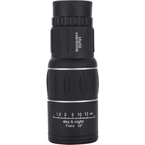 Extra Long 16X52 Distance Sports Hunting Zoomable Monocular Low Light Night Vision Telescope Binoculars For Outdoor Watching