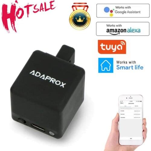 Tuya Smart Wireless Gateway Adaprox Bridge Smart Fingerbot Robot SmartLife Adaprox Home Voice Remote Control For Alexa Google