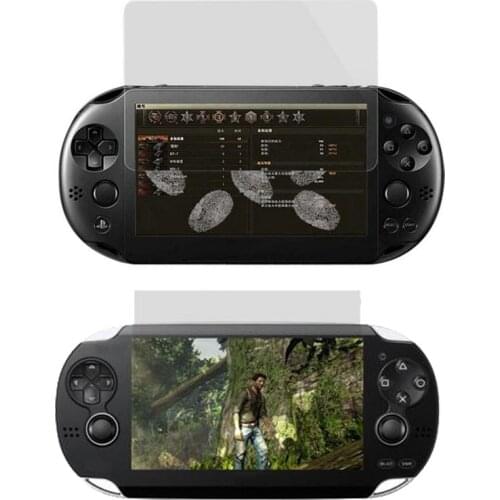 Tempered Glass Full Clear Front Screen Protector Cover Protective Film Guard for Sony PlayStation Psvita PS Vita PSV 1000 2000