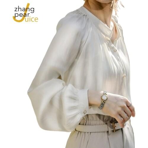 Blouses With Sleeves Zhang Pear Juice China