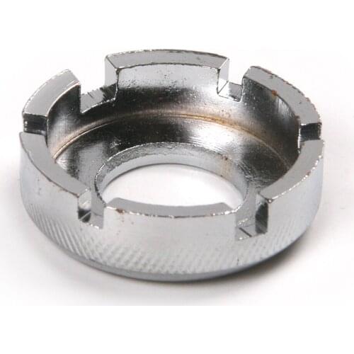 1pcs 40.7mmx11.7mm High Hardness Steel Rustproof and Durable Silver Spoke Wrench Tool for Bike Easy and Simple to Use