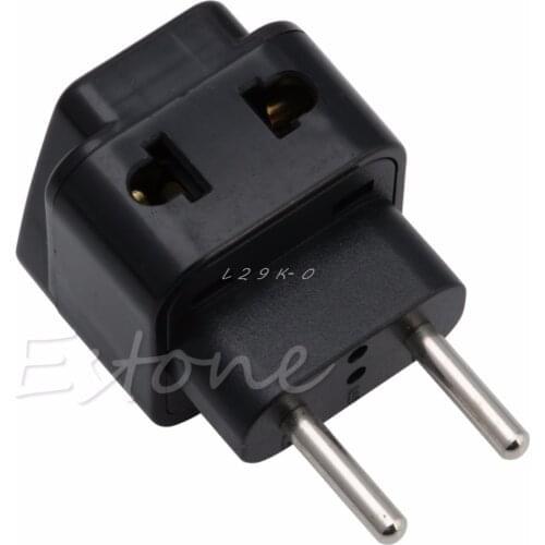 1 PC Universal UK/US/EU/AU to EU EUROPE Plug Travel Power Adapter Splitter converter