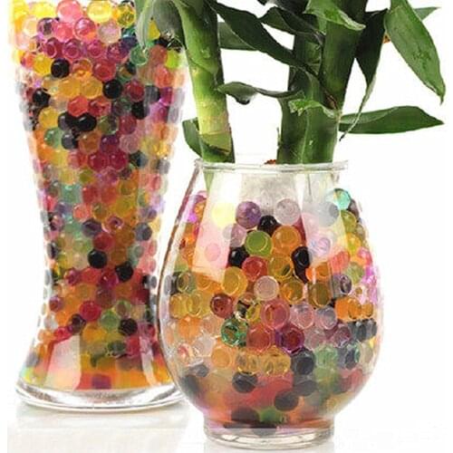 1000pcs pearl crystal mud magic hydrogel bio gel beads wedding home decoration childrens toys 5z