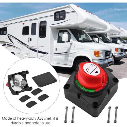 12-48V Brass Material Battery Switch Power Cut On/Off Disconnect Isolator Cars Marin Boat Battery Master Power Cut Off