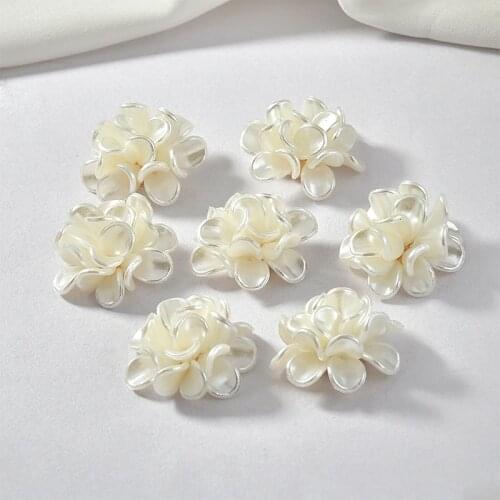 2020 Newest 30pcs/lot resin petal handmade winding rounds shape flowers shape charms diy jewelry earring/garment accessory