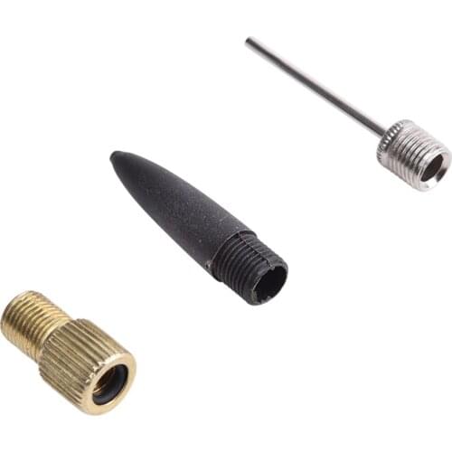 3Pcs/Set Inflator Kits for Air Frame Pump Needles Air Bump Inflating Needle Adapter Adaptor Bikes Tire Sports Ball